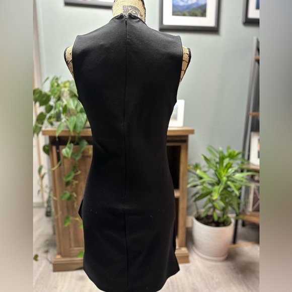 Lulu’s Cocktail hour black sleeves tulip mini dress. Size M. New with tags. - Picture 6 of 7